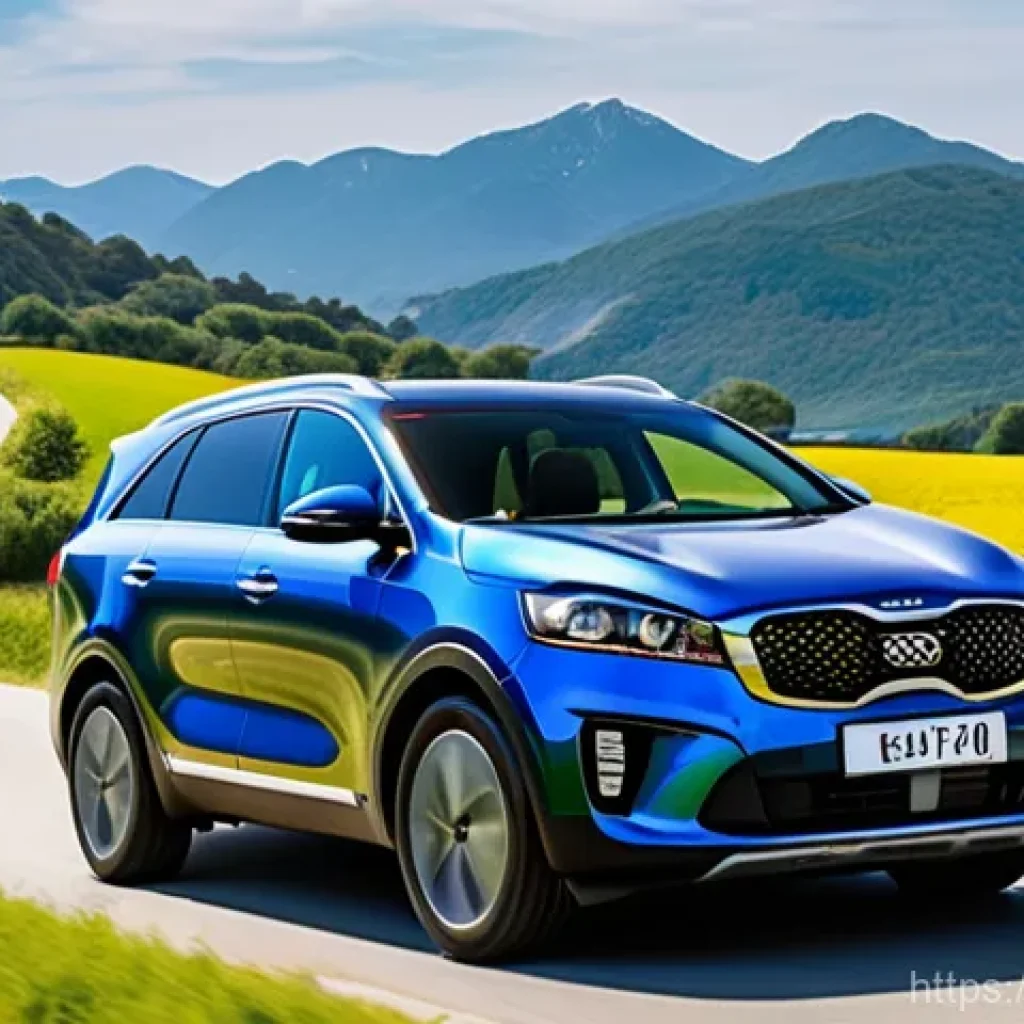 기아 쏘렌토 하이브리드 가격표 - **Prompt 1: Modern French Family Adventure**
    "A stylish, dynamic shot of a 2025 Kia Sorento Hybr...