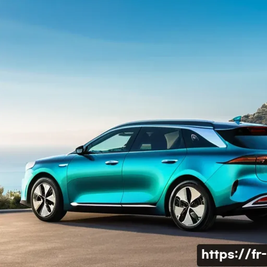 기아 EV6 배터리 수명 - **Prompt 1: Kia EV6 on the French Riviera**
    "A sleek, modern Kia EV6, showcasing its 'audacious ...